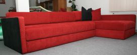 Sofa mit Schlaffunktion und Stauraum